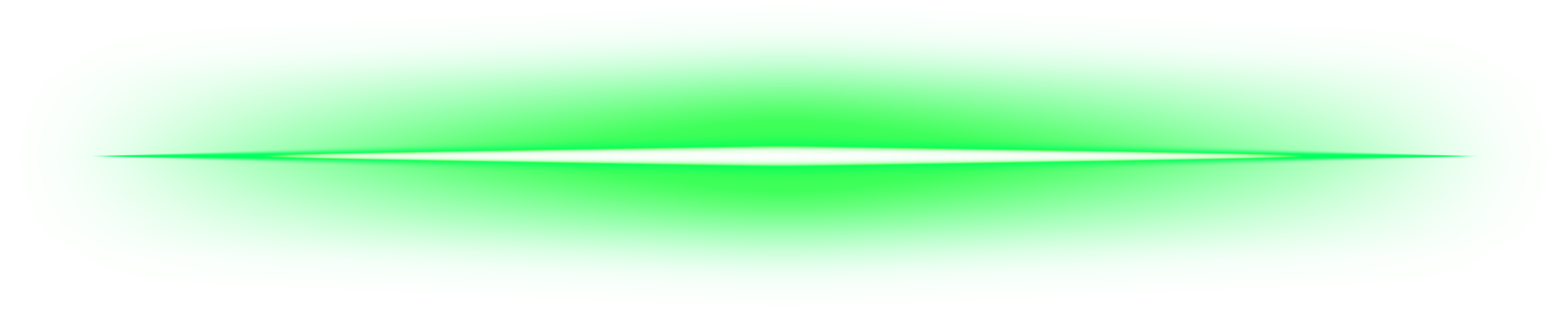 Glowing Green Neon Line